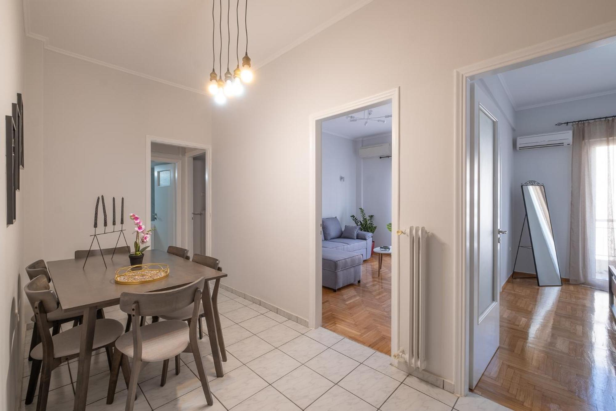 Lovely And Modern 3Bd Apartment Close To Ampelokipoi Metro Афіни Екстер'єр фото